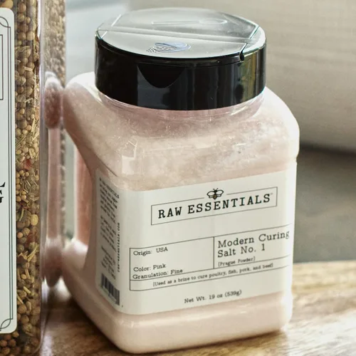 Vista 8 de Raw Essentials Sal de curado No. 1 – 6.25% de nitrito de sodio para curar carnes – Ideal para tocino, salchicha, cecina, jamón y carne en conserva