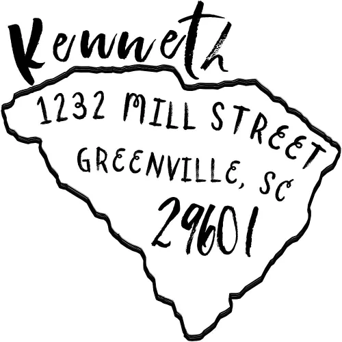 Vista 31 de Sello de dirección de devolución de Texas - Sello autoentintado del estado de Texas