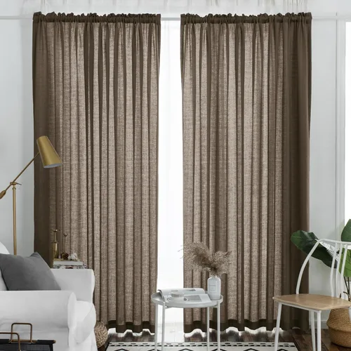 Vista 85 de Melodieux Cortinas semitraslúcidas blancas de 24 pulgadas de largo para cocina, cafetería, dormitorio, ventanas pequeñas, con bolsillo para barra