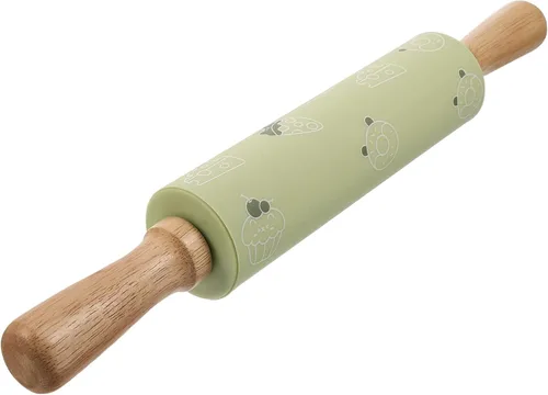 LIFKOME Rodillo de silicona para pastelería, pizza, dumpling Skin Maker Docker para masa, ahorro de tiempo, suministros de horneado para pizza