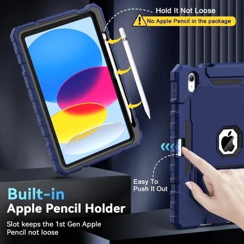 Vista 4 de Grifobes Funda para iPad A16 de 11ª Generación de 11 pulgadas 2025 / Funda para iPad de 10ª Generación de 10.9 pulgadas 2022, Funda Resistente