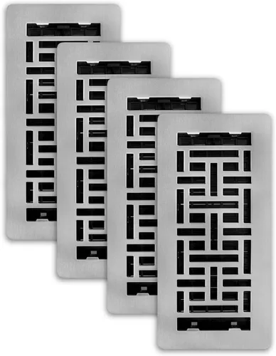 Vista 21 de Decor Grates LAJH310-BLK Rejillas de perfil bajo, 3 x 10, orientales, negras texturizadas