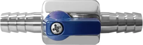 Vista 2 de Beduan Válvula de bola de manguera de 1/2" con rosca interior 304 de acero inoxidable Mini válvula de cierre para agua, gas, combustible, riego por