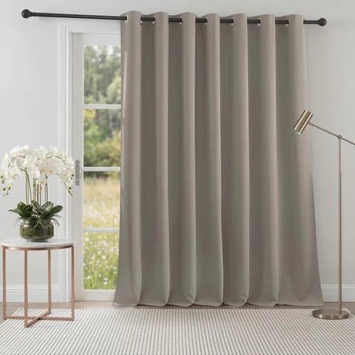 Vista 54 de RYB HOME Cortinas portátiles para puerta con privacidad, cortinas opacas y aislantes térmicas para dormitorio, armario, sala de estar, comedor