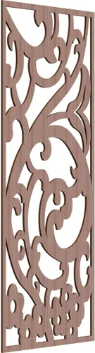 Vista 160 de Ekena Millwork WALW10X25X0250BDWHI Bridgewater - Paneles de pared decorativos de madera con calado, 9 3/8 pulgadas de ancho x 24 3/8 pulgadas