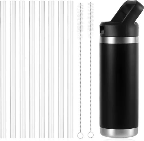 Vista 8 de SAVITA 6pcs Replacement Straws & Brush for Jr. 12oz Kids Water Bottle