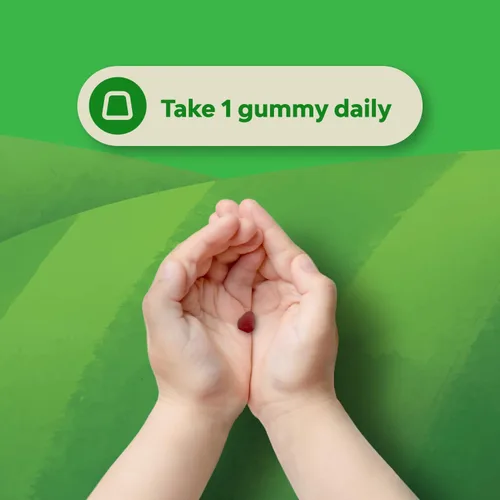 Vista 6 de Gomitas probióticas para niños con refuerzo inmunológico, Bacillus Subtilis, probiótico para niños, malestar estomacal, limpieza corporal
