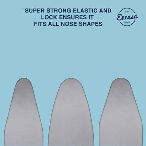 Vista 7 de Encasa XO Funda y almohadilla para tabla de planchar, fieltro grueso de 0.157 pulgadas, resistente al calor y al quemado, se adapta a tablas anchas