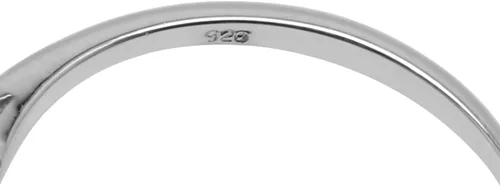 Vista 4 de Silvershake Anillo de plata de ley 925 chapada en oro blanco o amarillo con piedra natal de piedra natal de forma redonda de diseño pequeño