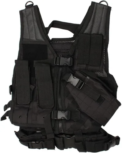 Chaleco para niños, de la marca Nc Star, negro, S