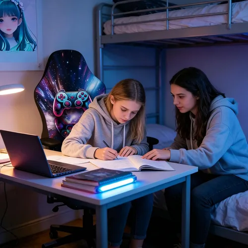 Vista 4 de Fundas para Sillas Gaming, Impresión 3D Elásticas Suaves Antideslizantes Fáciles de Instalar Funda para Silla Gamer con Funda para Reposabrazos