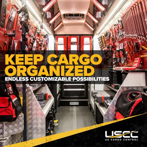 Vista 5 de US Cargo Control L Track - Tornillo roscado de doble perno de montaje (paquete de 4) 5,500 libras de resistencia a la rotura, uso con rieles de riel