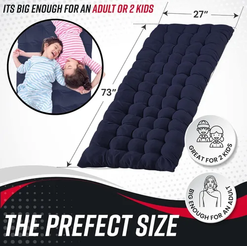 Vista 2 de Vaygway Colchón de algodón grueso suave y cómodo para acampar al aire libre, suave, cómodo, ligero, grueso, para senderismo, viajes, mochilero