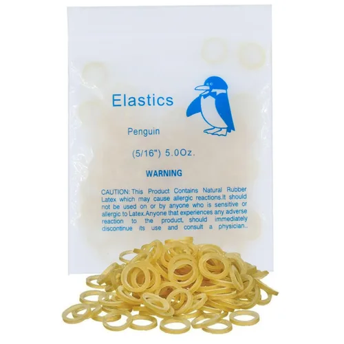 Vista 6 de Paquete de 100 elásticos de ortodoncia, bandas de goma dental, bandas elásticas intraorales Red Fox (pesado, 6.5 oz, 1/4'')