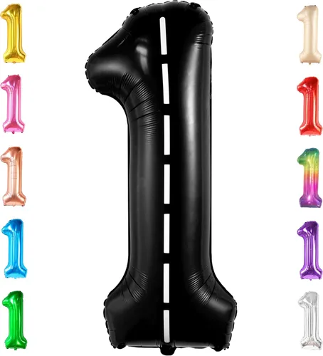 Vista 10 de KatchOn, Globo gigante de oro rosa con el número 5 de 40 pulgadas, globos de cinco globos de oro rosa con el número 5, decoraciones de cumpleaños 5