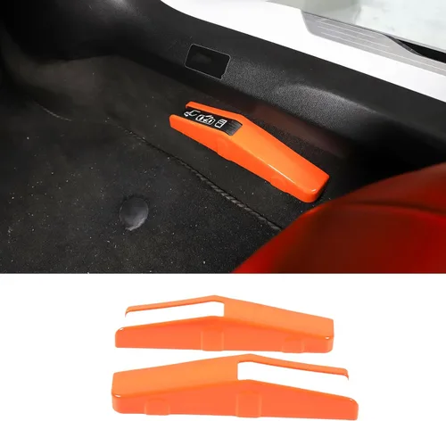 Vista 8 de Tapacubos para interruptor de apertura forzada de puerta, compatibles con Chevrolet Corvette C8 Stingray 2020-2023, accesorios adhesivos para Azul