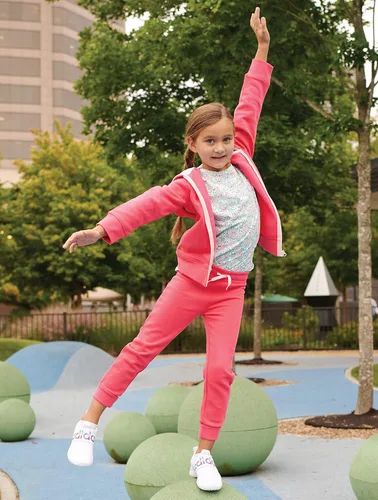 Vista 3 de Generation Joy Chaqueta con capucha y cremallera para niñas chaquetas para niñas tallas 10-12, 8-9, 6-7, 4-5 y 14