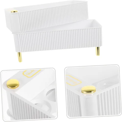 Vista 6 de Angoily Refrigerator Egg Shelf Egg Storage Rack Bin Organizing Rack for Refrigerator Preservation Holder Fits