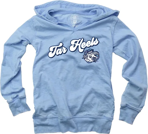 Vista 61 de Wes and Willy NCAA Camiseta con Capucha de Cuello en V para Niñas