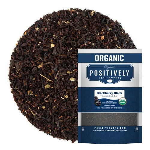 Vista 57 de Organic Positively Tea Company, Bolsas de té herbal de hibisco, 100 unidades, bolsas de té ecológicas, sin OGM