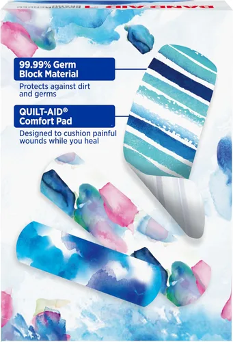 Vista 8 de Band-Aid Vendajes adhesivos de tela flexible, cómoda protección flexible y cuidado de heridas para pequeños cortes y rasguños, vendaje de primeros
