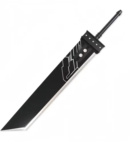 Sword Valley Buster Sword, cuchillo de acero Cloud Strife, espada ancha de acero, espada decorativa estilo fantasía, 55.91 pulgadas, espada de anime