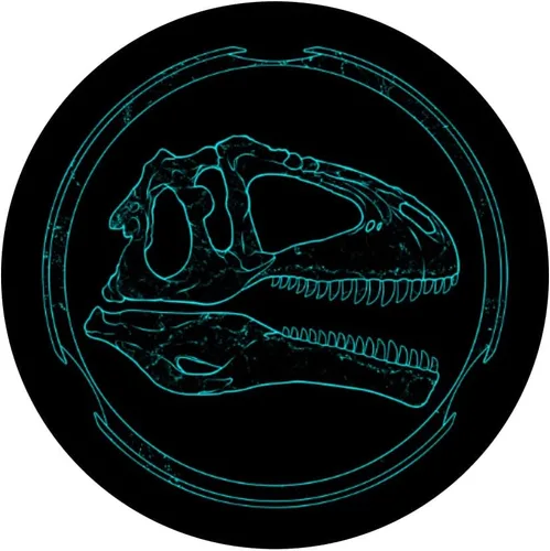 Vista 3 de Giganotosaurus Fossil Skull Dinosaur Fossil PopSockets Swappable PopGrip