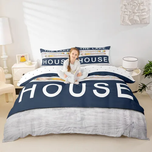 Vista 27 de Funda de edredón de lobo, juego de ropa de cama con estampado de mandala para niños, funda de edredón bohemia con atrapasueños para decoración