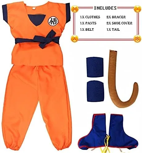 Vista 7 de Disfraz de anime para cosplay disfraz de Halloween para niños