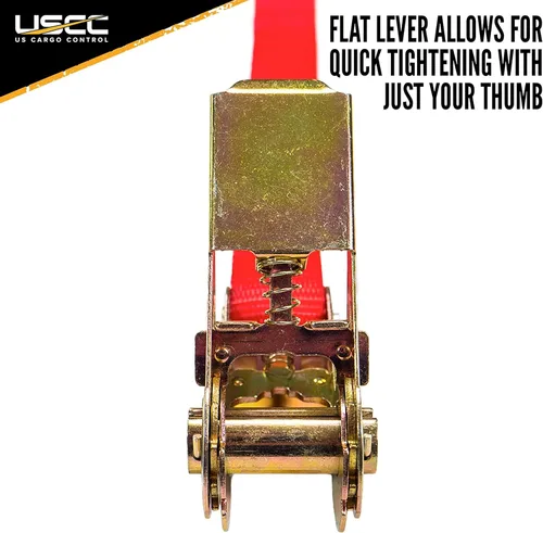 Vista 5 de US Cargo Control Correas de trinquete sin fin, correa de trinquete de extremo abierto de 1 pulgada de ancho x 13 pies de largo, correa de trinquete