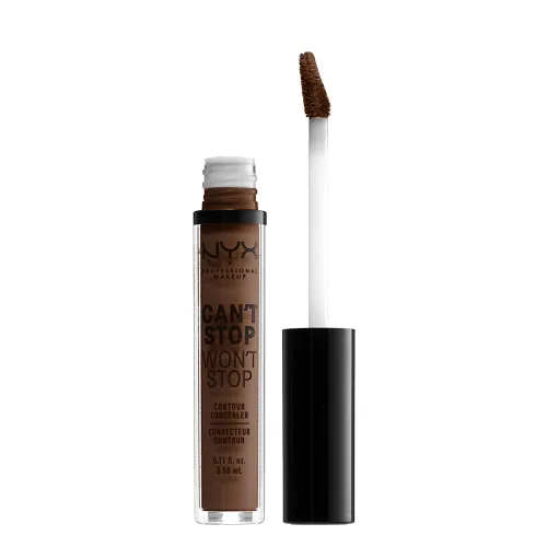 Vista 16 de NYX PROFESSIONAL MAKEUP Can't Stop Won't Stop - Corrector de contorno para maquillaje, 24 horas de cobertura total y acabado mate - Pálido