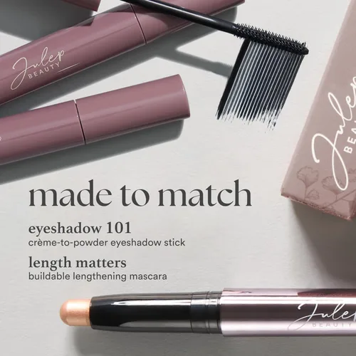 Vista 7 de Julep - Sombra de ojos 101 de crema a polvo, impermeable, barra con sombra de ojos – brillo perla – duradera, a prueba de arrugas, sombra de ojos