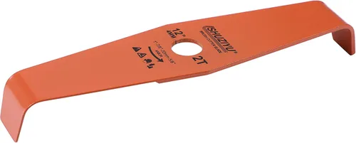 Vista 9 de 10", 255x3MM-2T curva, eje de 1" con arandela de 7/8"-20-5/8", hoja de desbrozador, cuchilla de corte de cepillo resistente, hoja de acero. Adecuado