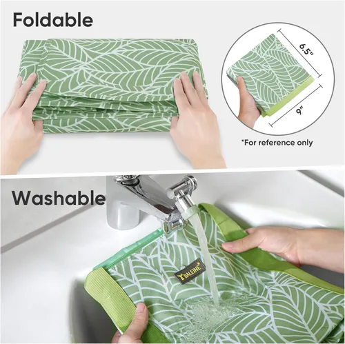 Vista 2 de Bolsa de almacenamiento BALEINE extra grande con cremalleras y agarraderas, transportable, hecha de tela oxford de alta resistencia