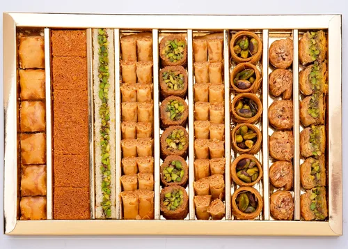 Vista 2 de Alreef Baklava mediterráneo surtido 28.22 oz (70-80PCS)