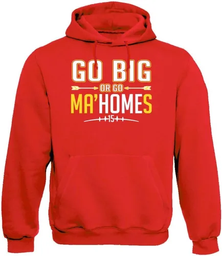 Xtreme Apparrel KC Go Big or Go Home - Sudadera con capucha para los fanáticos del fútbol