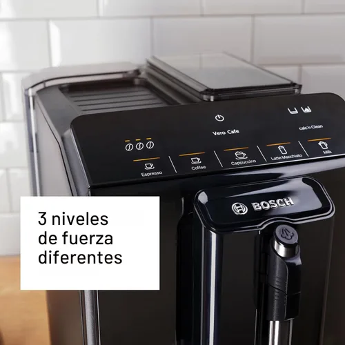 Vista 10 de Bosch Máquina de café y espresso totalmente automática - Bebidas de un solo toque, súper cafetera de calidad barista, panel de control táctil, gran