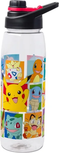 Vista 29 de Silver Buffalo Disney Lilo y Stitch Ohana Linda Botella de Agua de Stitch con Tapa de Rosca, 832.7 ml (28 oz)