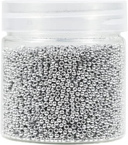 Vista 15 de Bala&Fillic Cuentas de semillas de 2 mm 10000 piezas/110 gramos en caja 12/0 Cuentas de semillas negras para hacer joyas, aretes, pulseras, collares