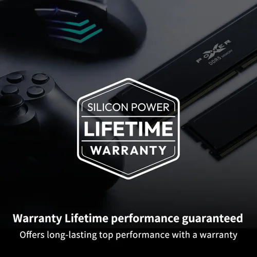 Vista 5 de Silicon Power Value Gaming DDR5 32 GB (2 x 16 GB) 6000 MT/s (PC5-48000) 288 pines CL30 1.35V UDIMM Memoria RAM de computadora de escritorio