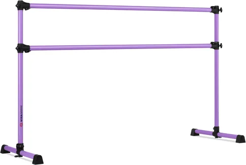 Vista 15 de VITA Barre Barra de Ballet Doble Portátil Independiente, Prodigy, Aluminio Altura Ajustable, Fabricada en Estados Unidos, Equipo de Ejercicio