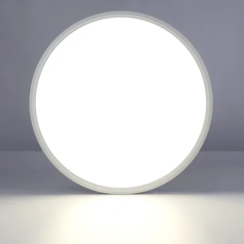 Vista 11 de LightingWill Lámpara de techo LED de 7 pulgadas empotrada, 5000K luz blanca diurna, 1500LM, 12W, lámpara de techo redonda moderna y plana, lámpara