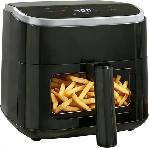 Vista 11 de HealSmart Horno freidora de aire 10 en 1, horno de convección de 12.6 cuartos de galón con ventana visible, asador y parrilla, freidora de aire