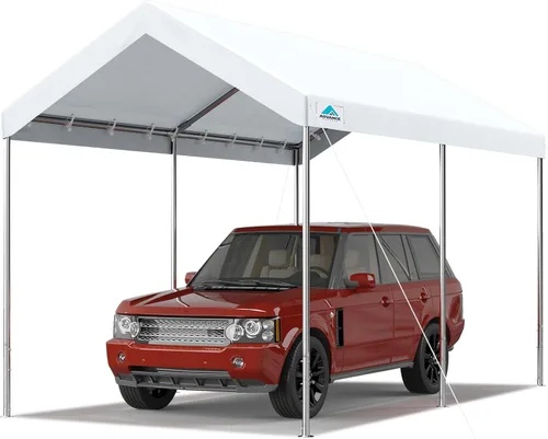 Advance Outdoor - Toldo de 10 x 15 pies, resistente para auto, garaje, tienda de campaña para fiestas, bote, refugio, altura ajustable de 9.5 pies a