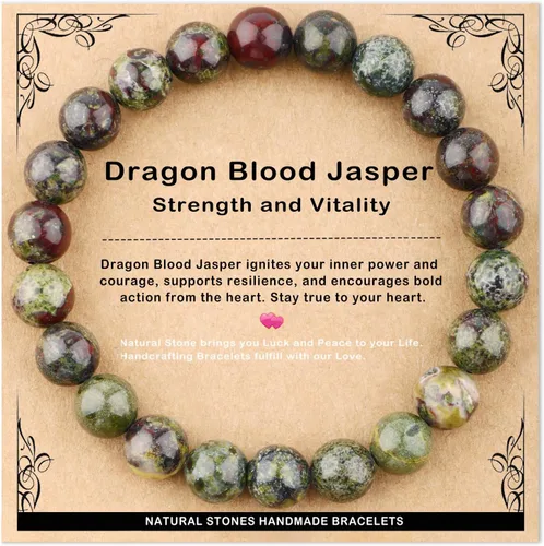 Vista 65 de AD Beads 4mm6mm8mm10mm Handmade Bracelet - Natural Gemstone for Peace and Tranquility - Meditation, Yoga, Healing and Energy Gift for Unisex