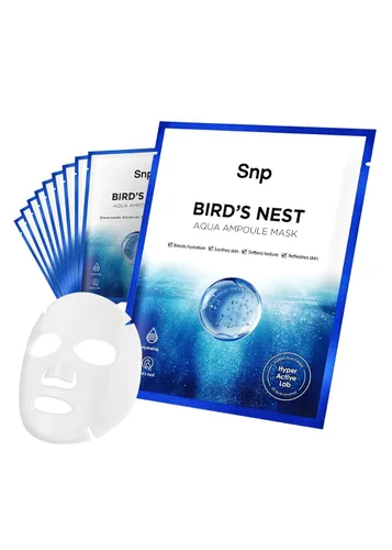 Vista 14 de SNP Real Active - Máscara de ampolla de glutatión Mascarilla vegana con glutatión y niacinamida Revitalizante y equilibrante para todo