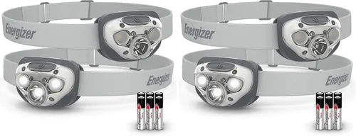 Vista 15 de Energizer Linterna frontal LED PRO (paquete de 2), faros resistentes al agua IPX4, luz de cabeza de alto rendimiento para exteriores, camping