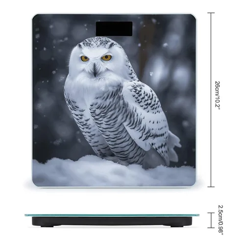 Vista 2 de Arctic Owl Weight Scale for Body Weight Digital Bathroom Scale High Capacity Accurate Digital Weighing Scales and Easy-to-Read on Backlit LCD Display