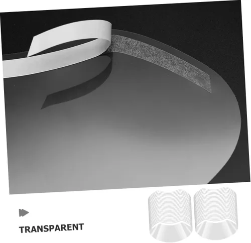 Vista 7 de GALPADA 50 protectores de ojos para corte de pelo, viseras de plástico transparente para uso en peluquerías, maquillaje y corte de cabello, diseño