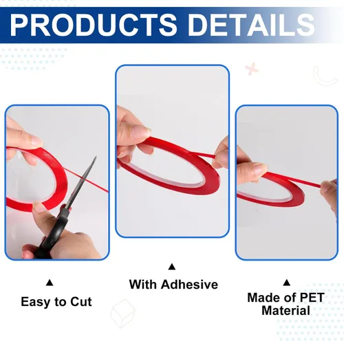 Vista 3 de Diapasón para violín, 8 rollos de calcomanías de guía de dedo para violín, cinta de dedo de violonchelo de 216 pies para principiantes posiciones